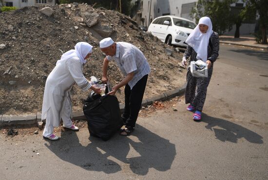 Pilgrims in Saudi Arabia