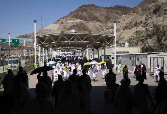 Pilgrims in Saudi Arabia