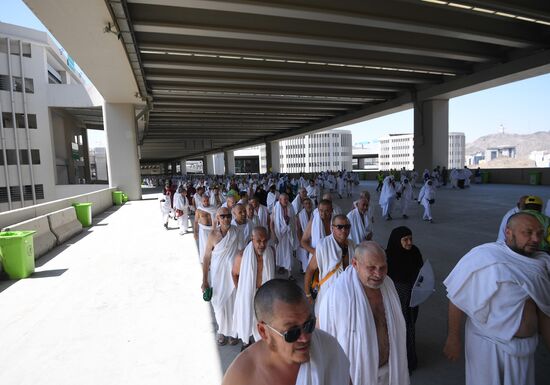 Pilgrims in Saudi Arabia