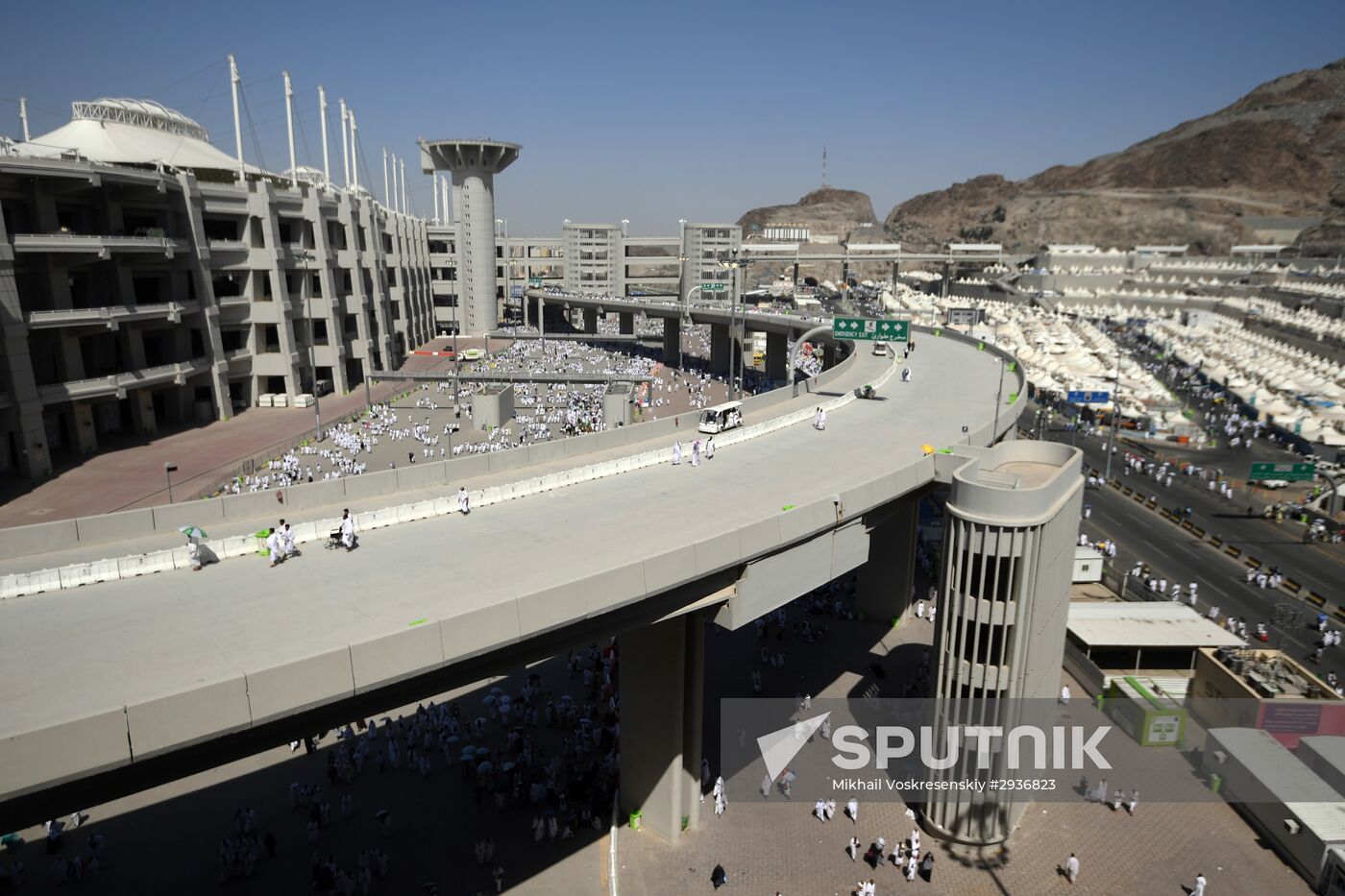 Pilgrims in Saudi Arabia