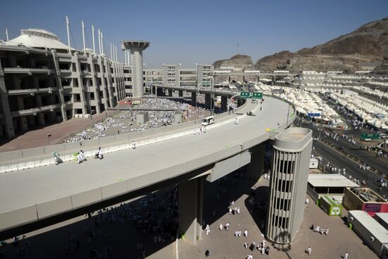 Pilgrims in Saudi Arabia