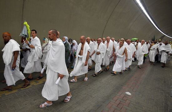 Pilgrims in Saudi Arabia