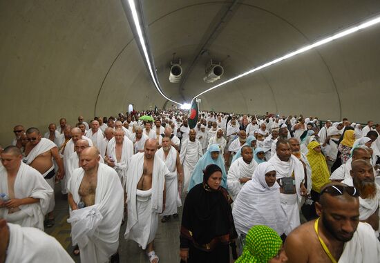 Pilgrims in Saudi Arabia