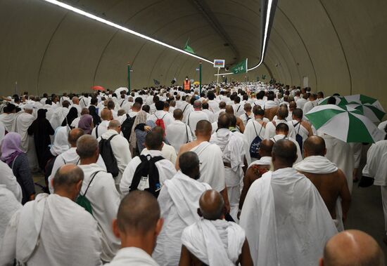 Pilgrims in Saudi Arabia