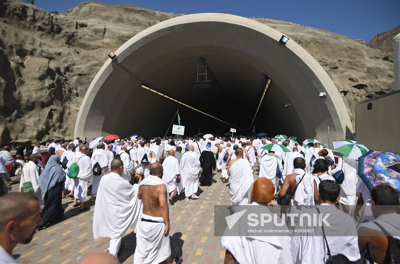 Pilgrims in Saudi Arabia
