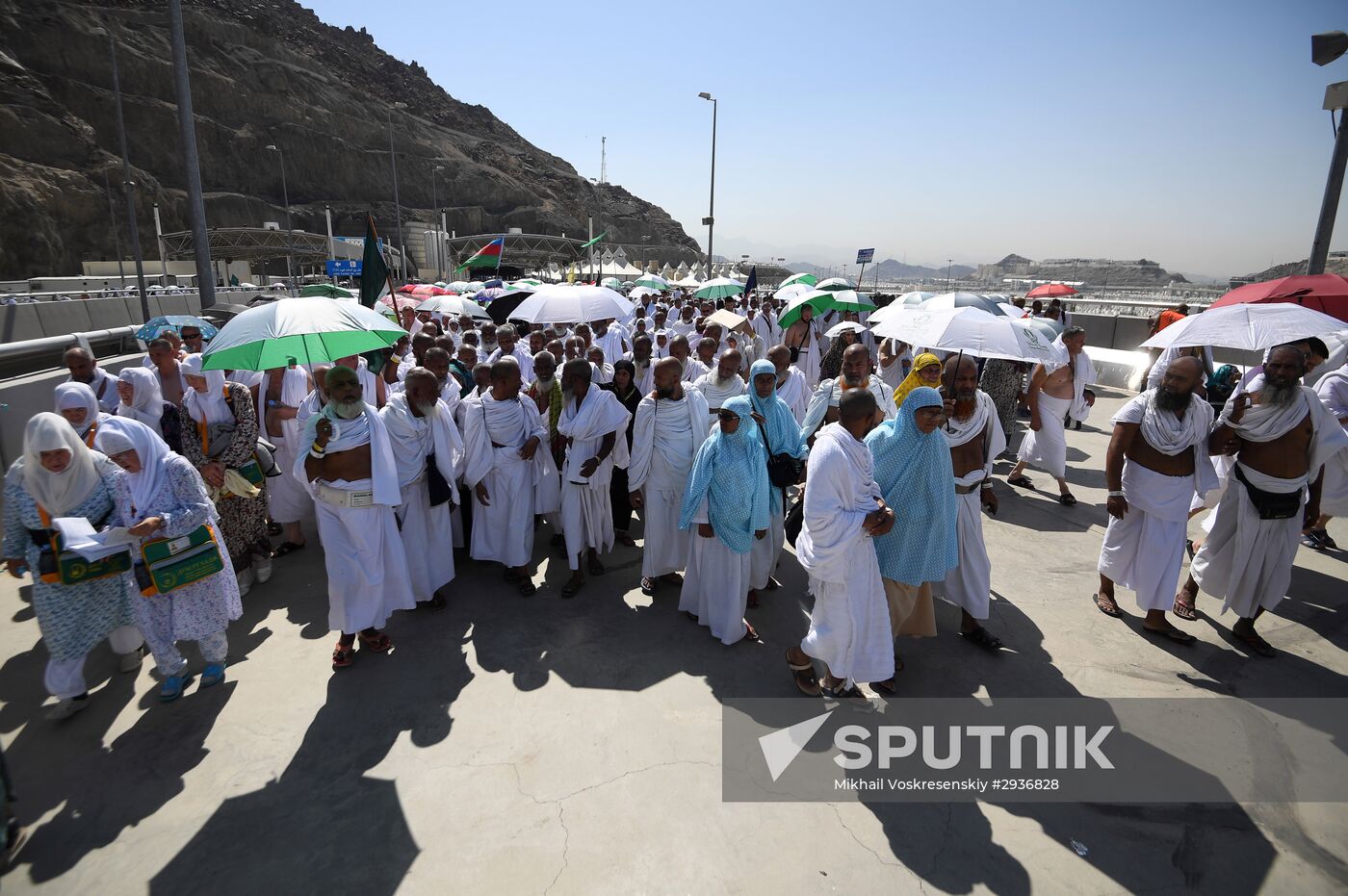 Pilgrims in Saudi Arabia