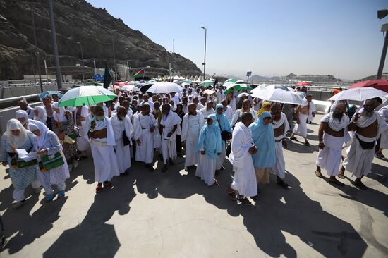Pilgrims in Saudi Arabia