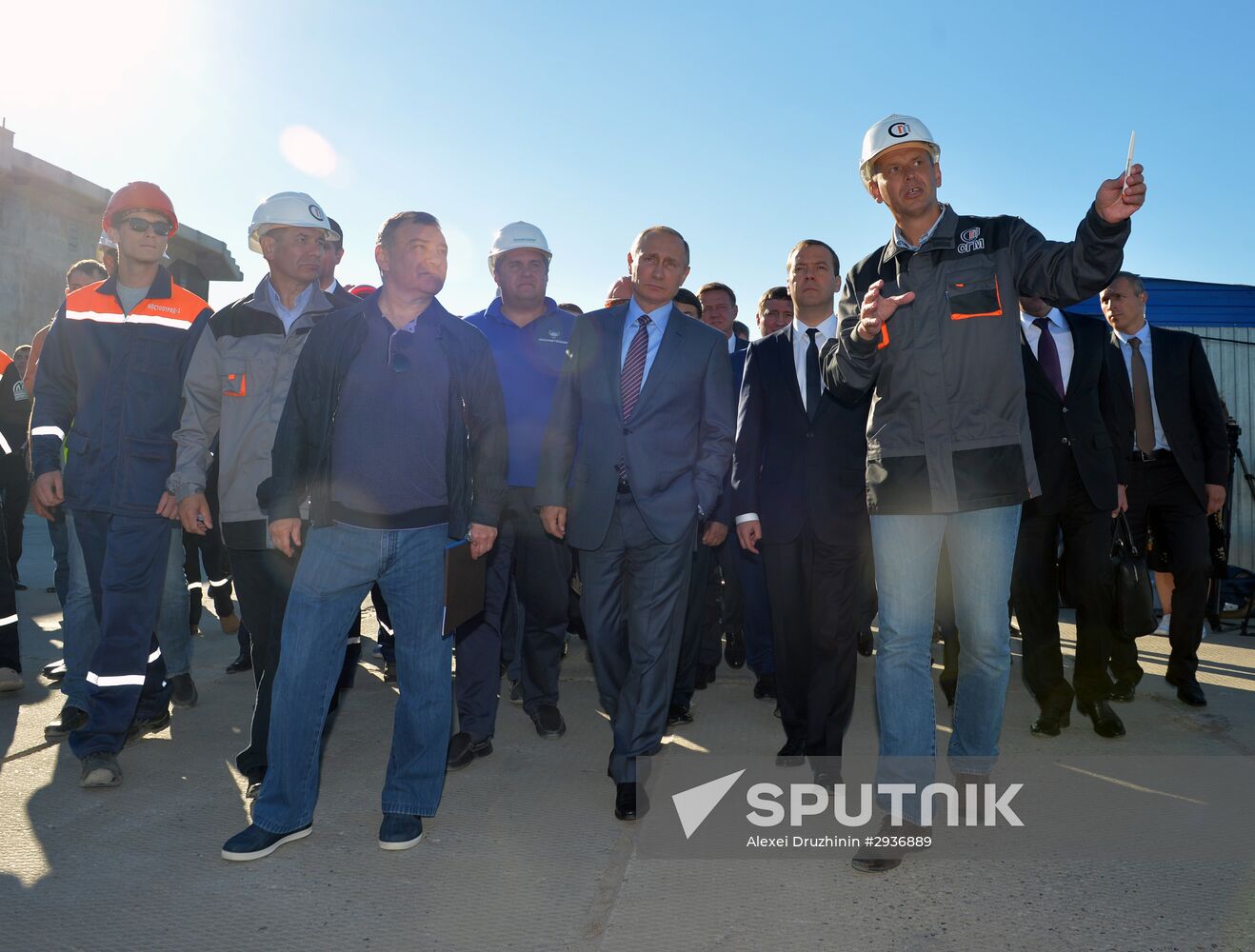 Russian President Vladimir Putin's and Russian Prime Minister Dmitry Medvedev's working visit to South federal district