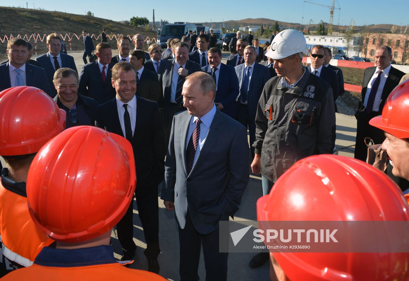 Russian President Vladimir Putin's and Russian Prime Minister Dmitry Medvedev's working visit to South federal district
