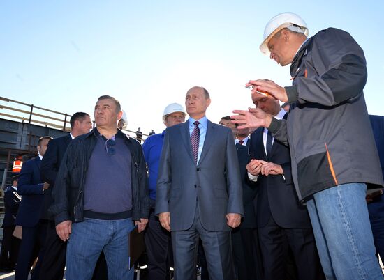 Russian President Vladimir Putin's and Russian Prime Minister Dmitry Medvedev's working visit to South federal district