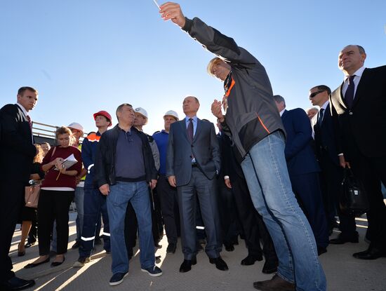 Russian President Vladimir Putin's and Russian Prime Minister Dmitry Medvedev's working visit to South federal district
