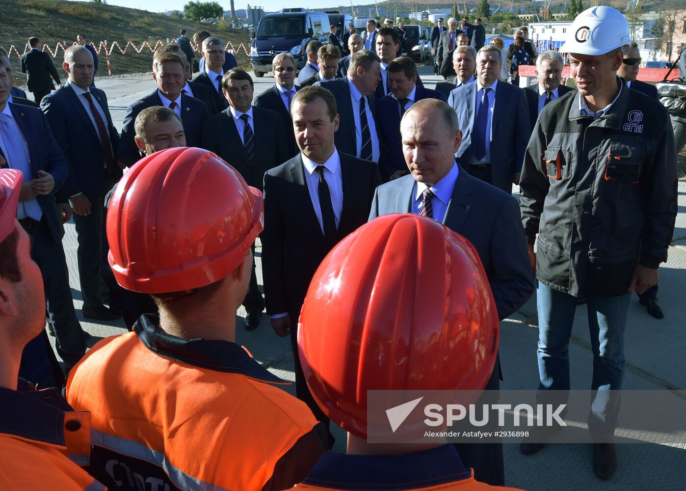Russian President Vladimir Putin's and Russian Prime Minister Dmitry Medvedev's working visit to South federal district