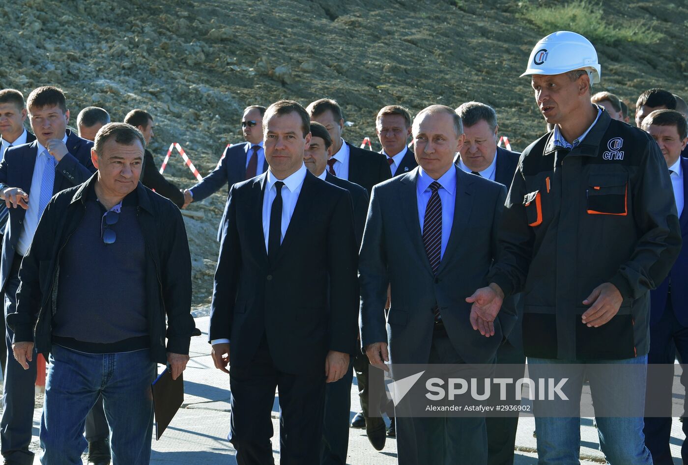 Russian President Vladimir Putin's and Russian Prime Minister Dmitry Medvedev's working visit to South federal district