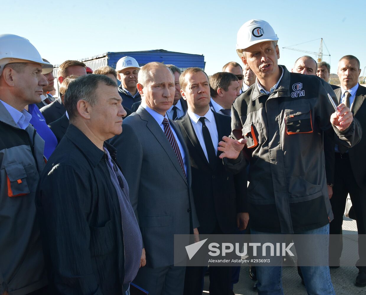 Russian President Vladimir Putin's and Russian Prime Minister Dmitry Medvedev's working visit to South federal district