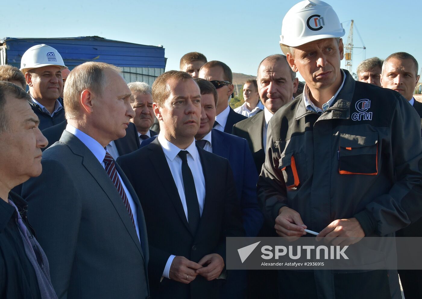 Russian President Vladimir Putin's and Russian Prime Minister Dmitry Medvedev's working visit to South federal district