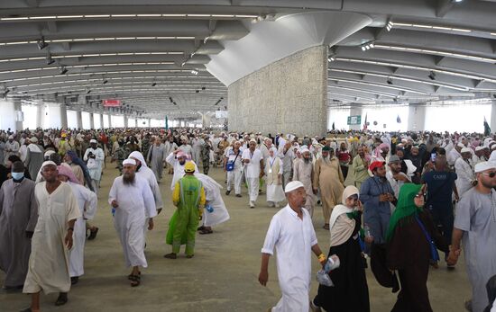 Pilgrims in Saudi Arabia
