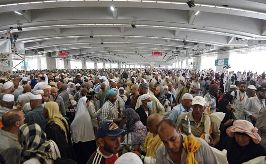 Pilgrims in Saudi Arabia