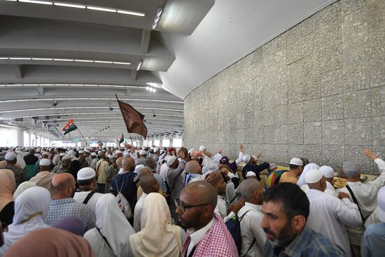 Pilgrims in Saudi Arabia