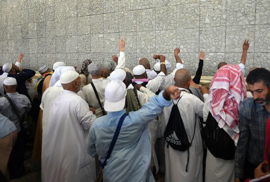 Pilgrims in Saudi Arabia