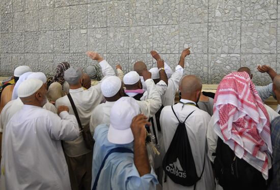 Pilgrims in Saudi Arabia