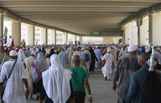 Pilgrims in Saudi Arabia