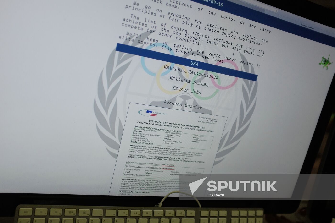 Fancy Bear publish second part of hacked WADA data