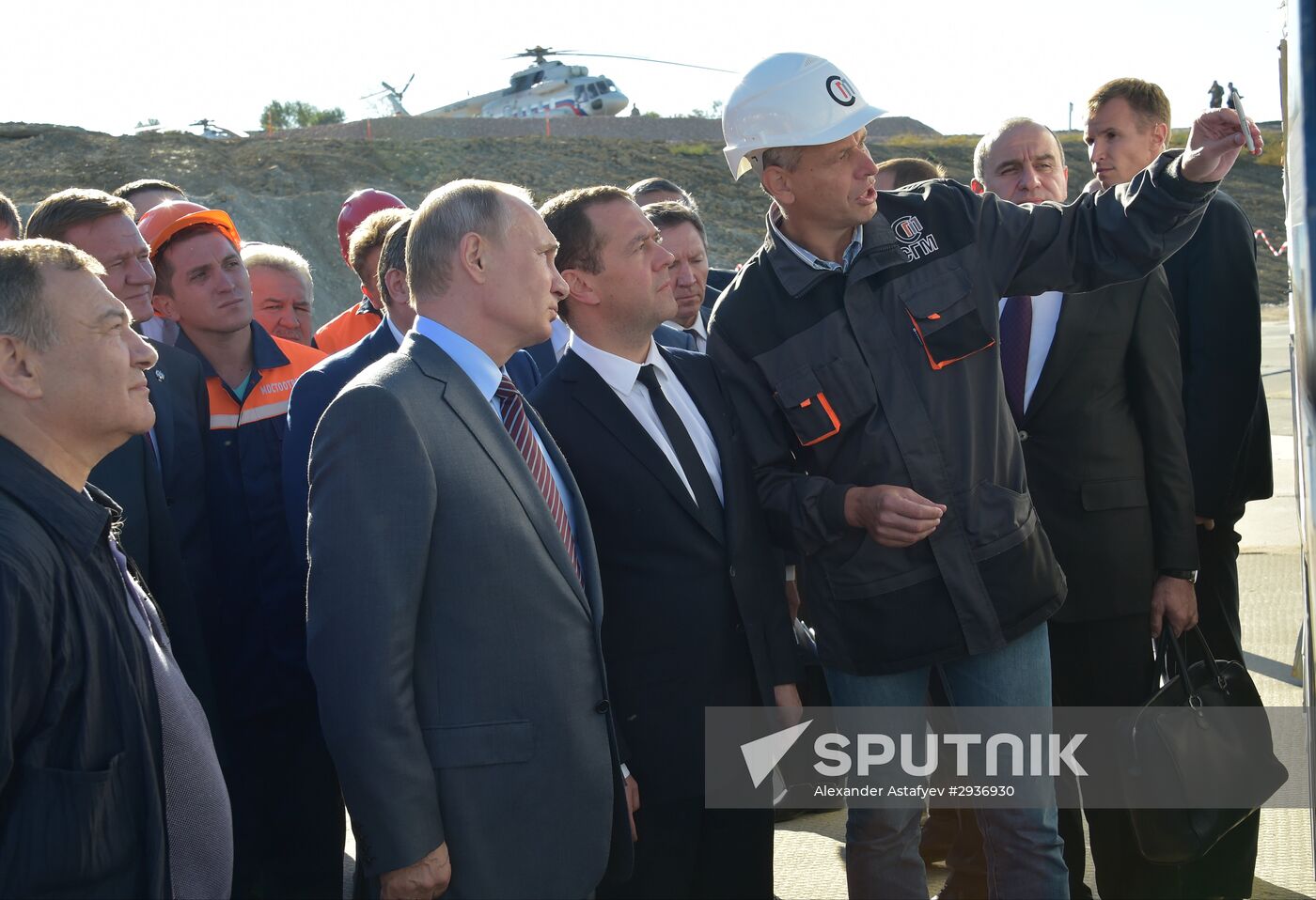 Russian President Vladimir Putin's and Russian Prime Minister Dmitry Medvedev's working visit to South federal district