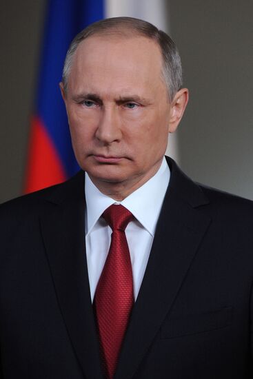 Russian President Vladimir Putin addresses the nation ahead of parliamentary elections