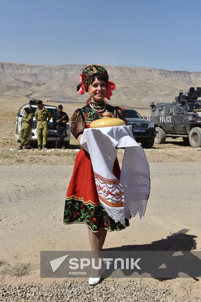 Сombined exercise of Russian military post and military forces of Tajikistan