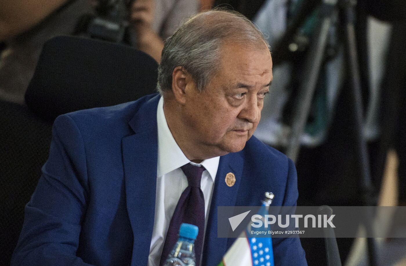 Russian Foreign Minister Sergei Lavrov takes part in CIS Council of Foreign Ministers