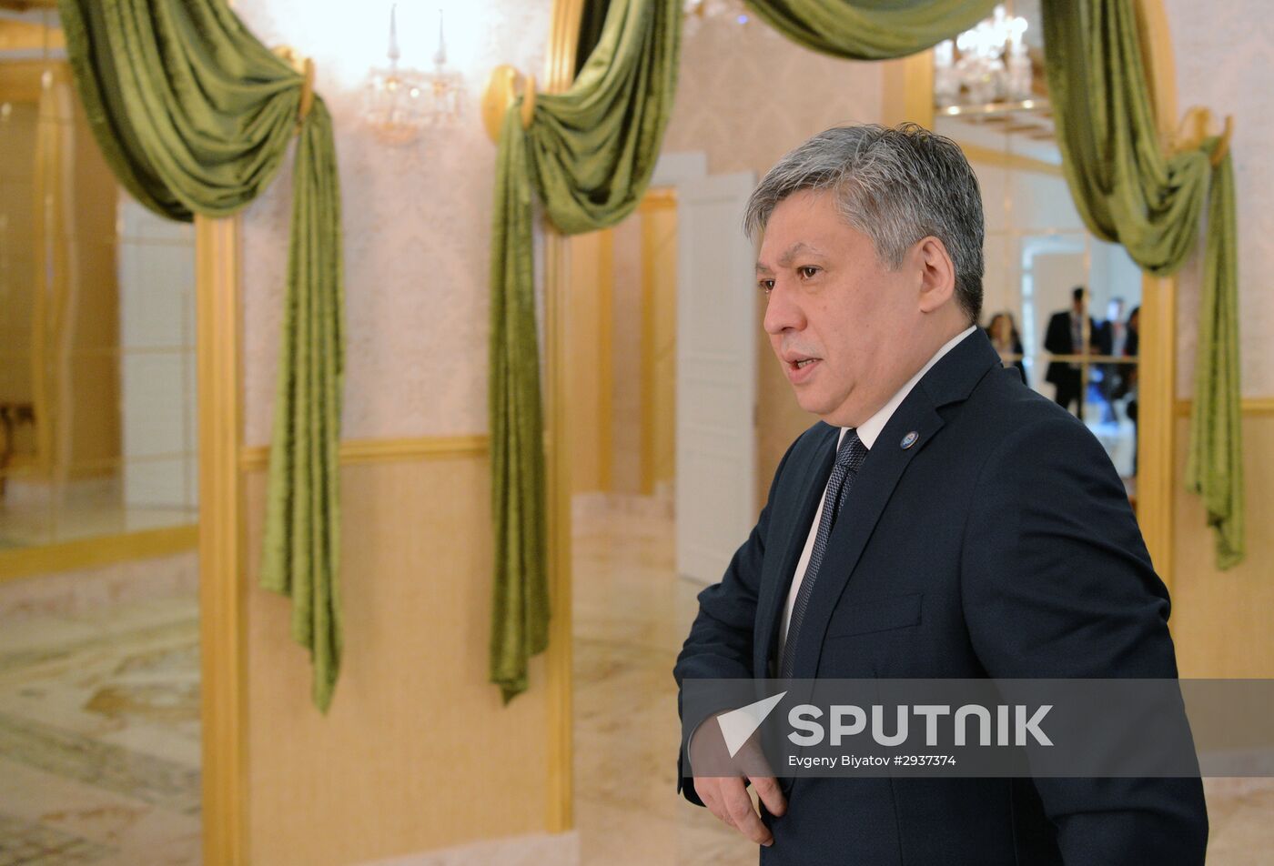 Russian Foreign Minister Sergei Lavrov takes part in CIS Council of Foreign Ministers