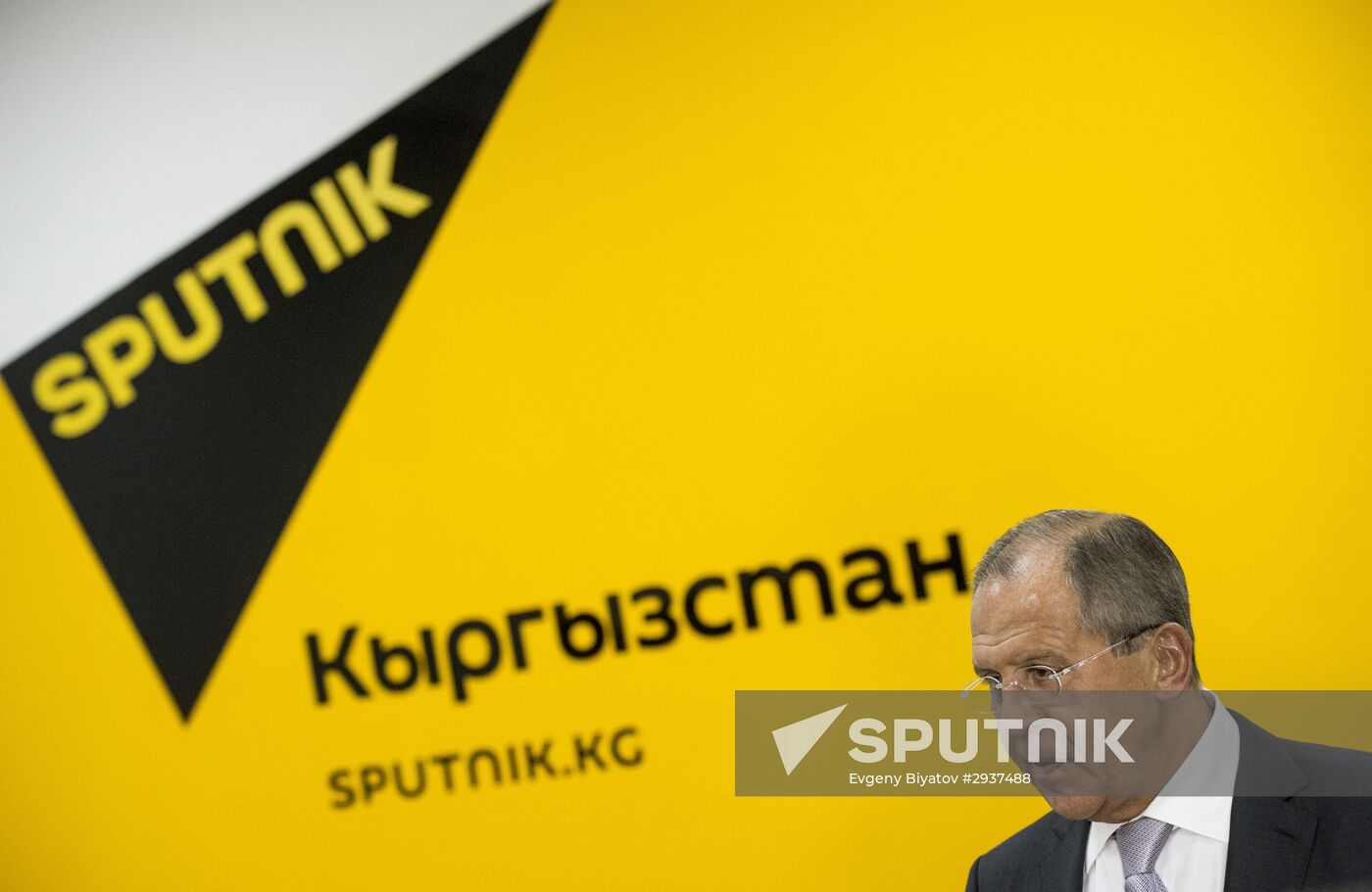 Foreign Minister Sergei Lavrov attends opening ceremony of Sputnik editorial center in Bishkek