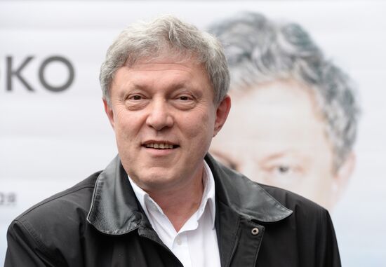 Meeting with Yabloko Party leader Yavlinsky