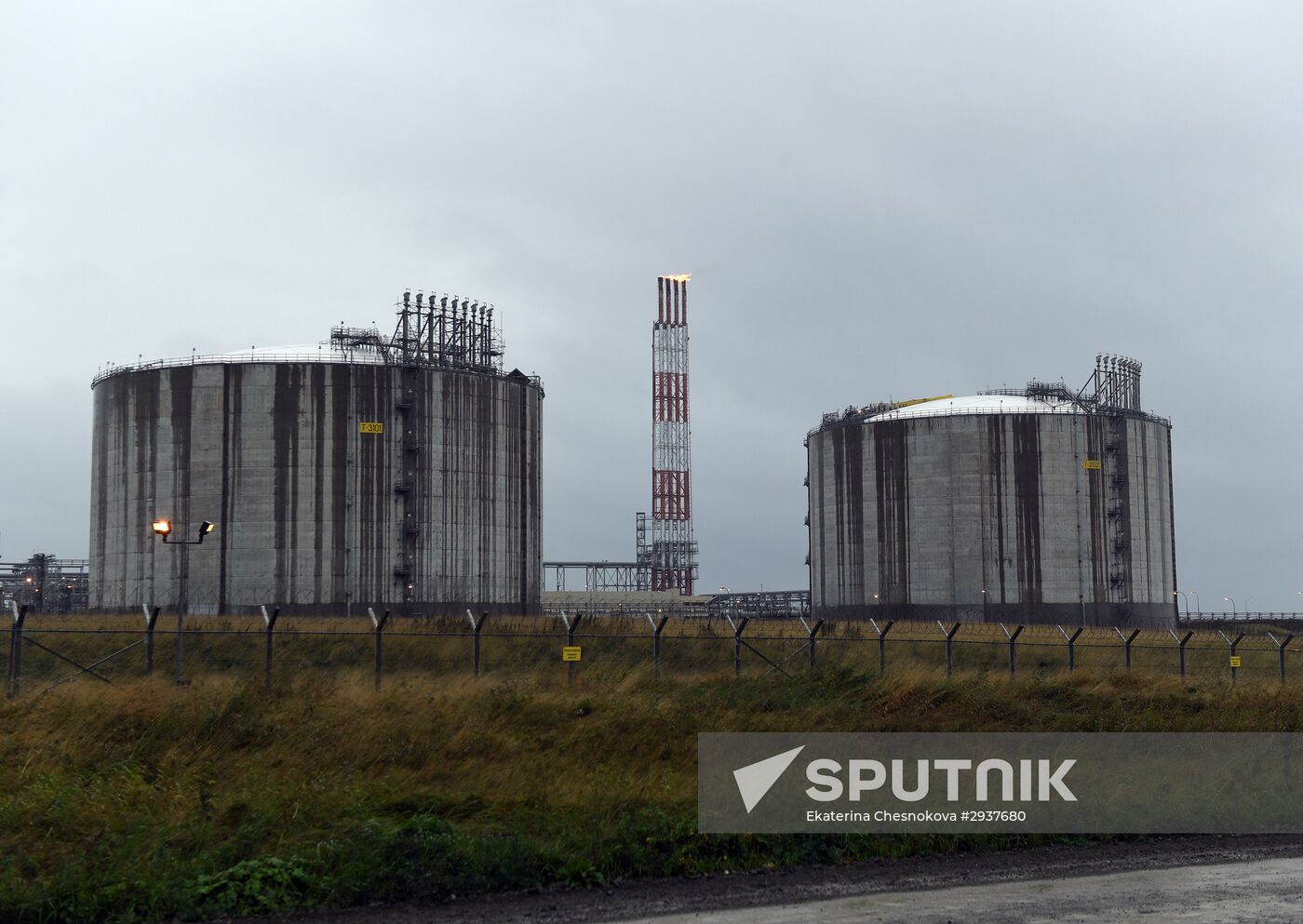 Sakhalin Energy's LNG plant in Yuzhno-Sakhalinsk