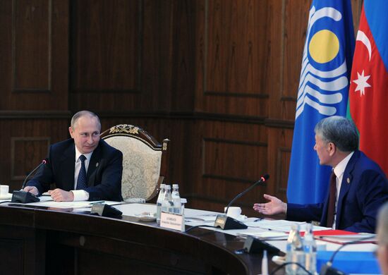 President Putin attends meeting of CIS Council of Heads of State