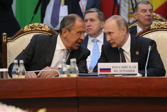 President Putin attends meeting of CIS Council of Heads of State