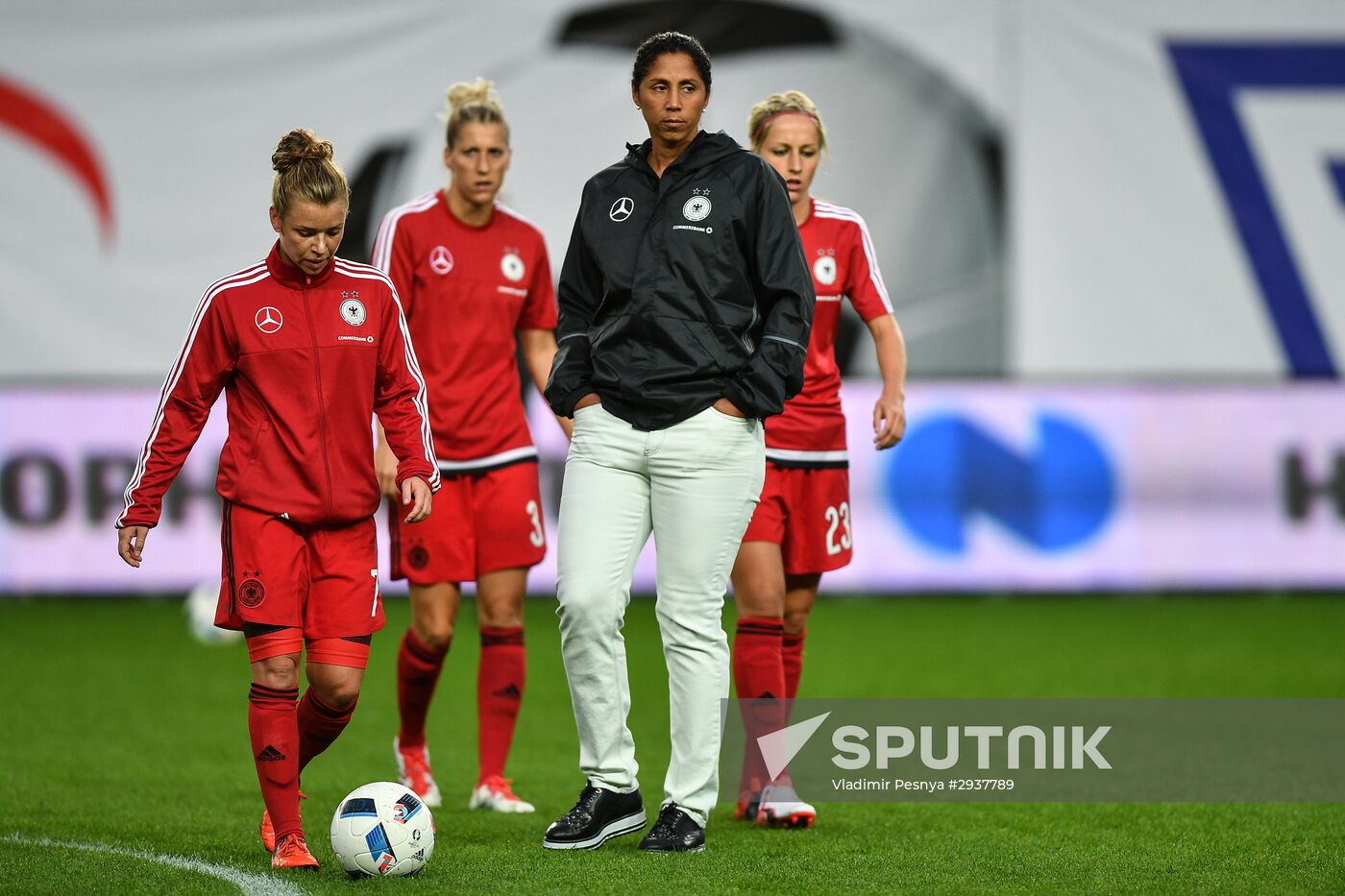 Football. UEFA Women's Euro 2017 qualifier. Russia vs. Germany