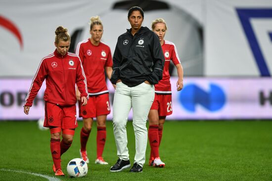 Football. UEFA Women's Euro 2017 qualifier. Russia vs. Germany