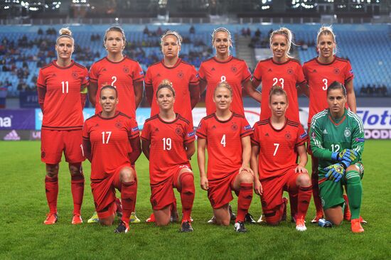 Football. UEFA Women's Euro 2017 qualifier. Russia vs. Germany