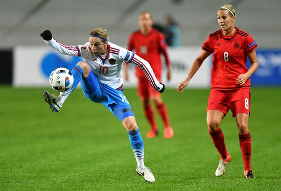 Football. UEFA Women's Euro 2017 qualifier. Russia vs. Germany