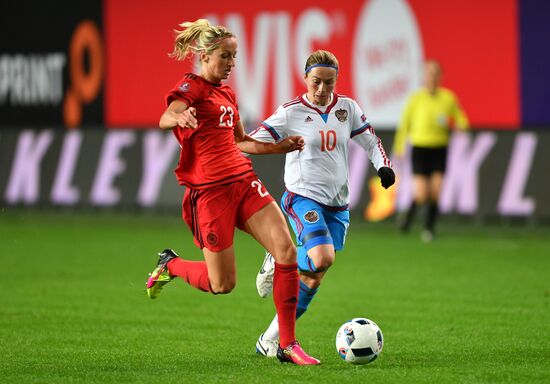 Football. UEFA Women's Euro 2017 qualifier. Russia vs. Germany