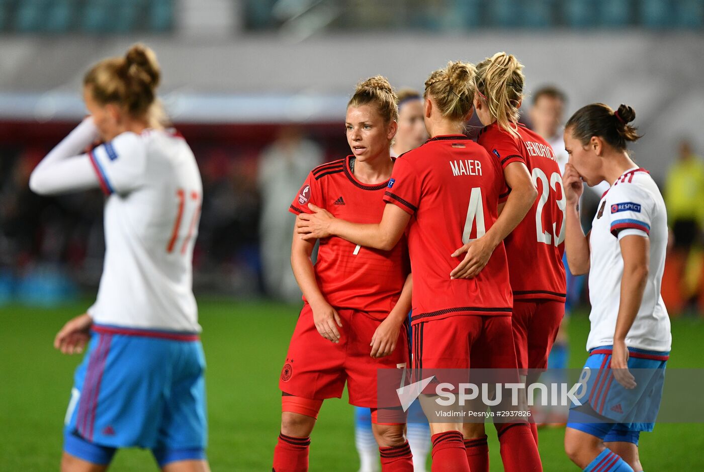 Football. UEFA Women's Euro 2017 qualifier. Russia vs. Germany