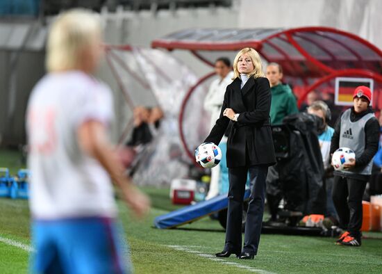Football. UEFA Women's Euro 2017 qualifier. Russia vs. Germany