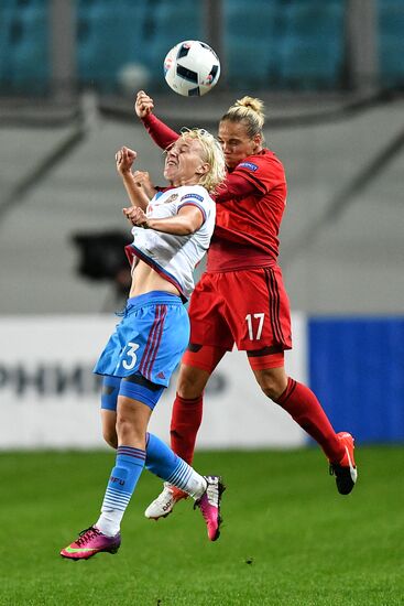 Football. UEFA Women's Euro 2017 qualifier. Russia vs. Germany