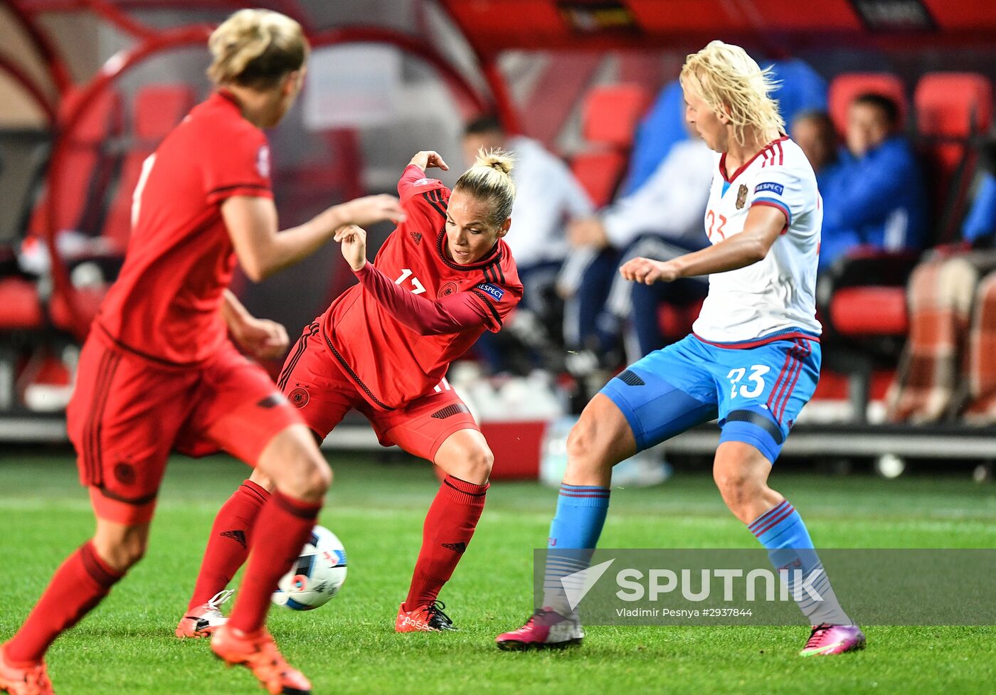 Football. UEFA Women's Euro 2017 qualifier. Russia vs. Germany