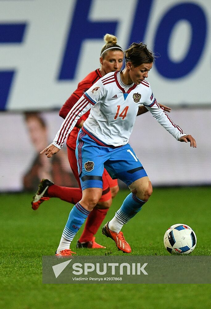 Football. UEFA Women's Euro 2017 qualifier. Russia vs. Germany