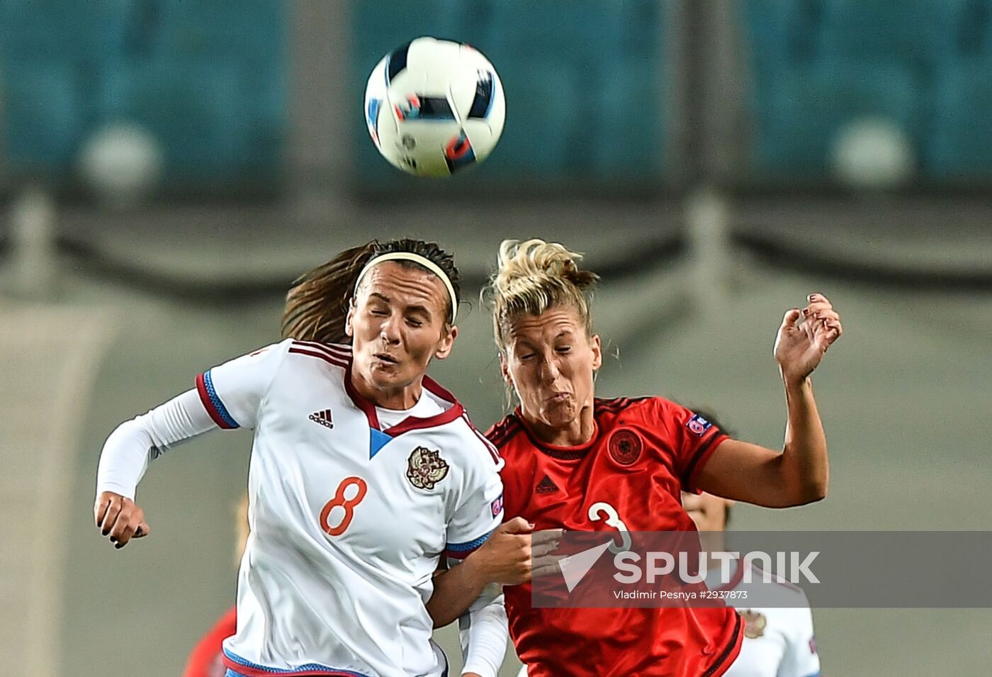Football. UEFA Women's Euro 2017 qualifier. Russia vs. Germany