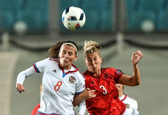 Football. UEFA Women's Euro 2017 qualifier. Russia vs. Germany