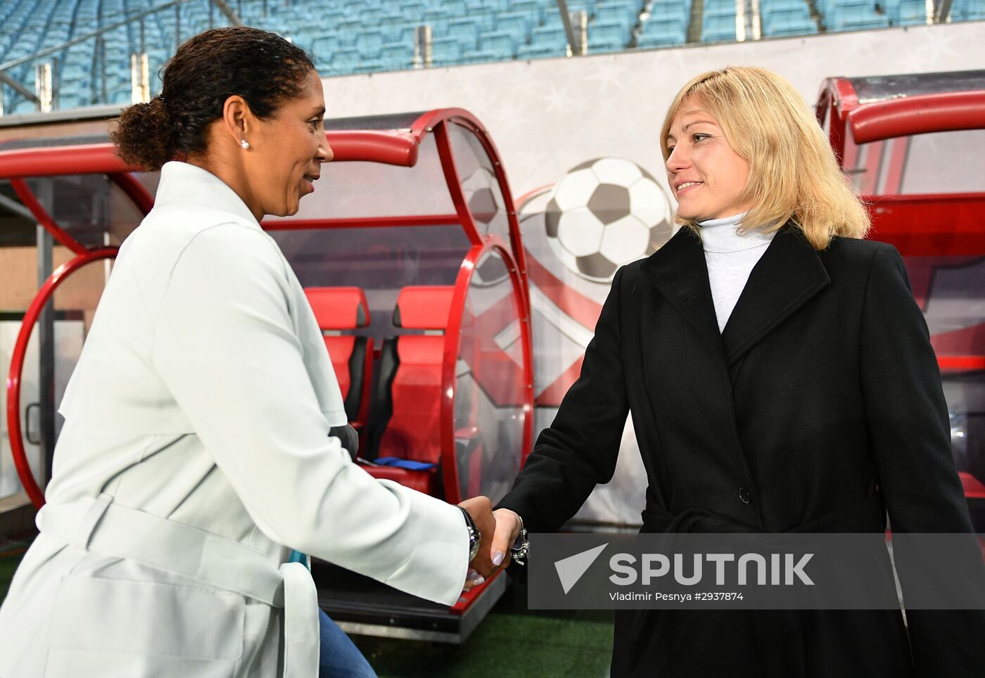 Football. UEFA Women's Euro 2017 qualifier. Russia vs. Germany
