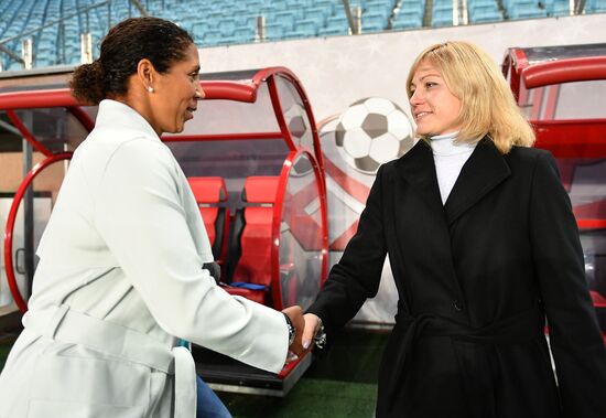 Football. UEFA Women's Euro 2017 qualifier. Russia vs. Germany